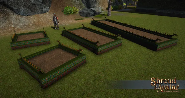 Ornate Large Viking Planting Bed