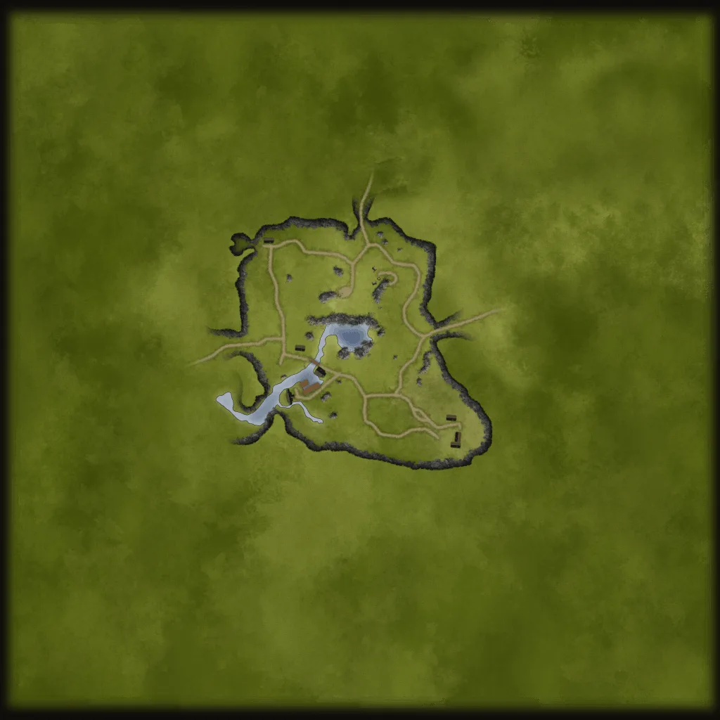 Map of South Quel Woods