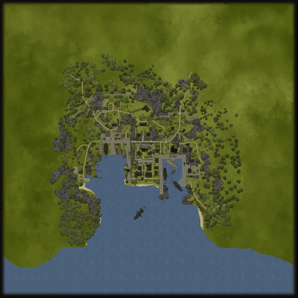 Map of Tenebris Harbor