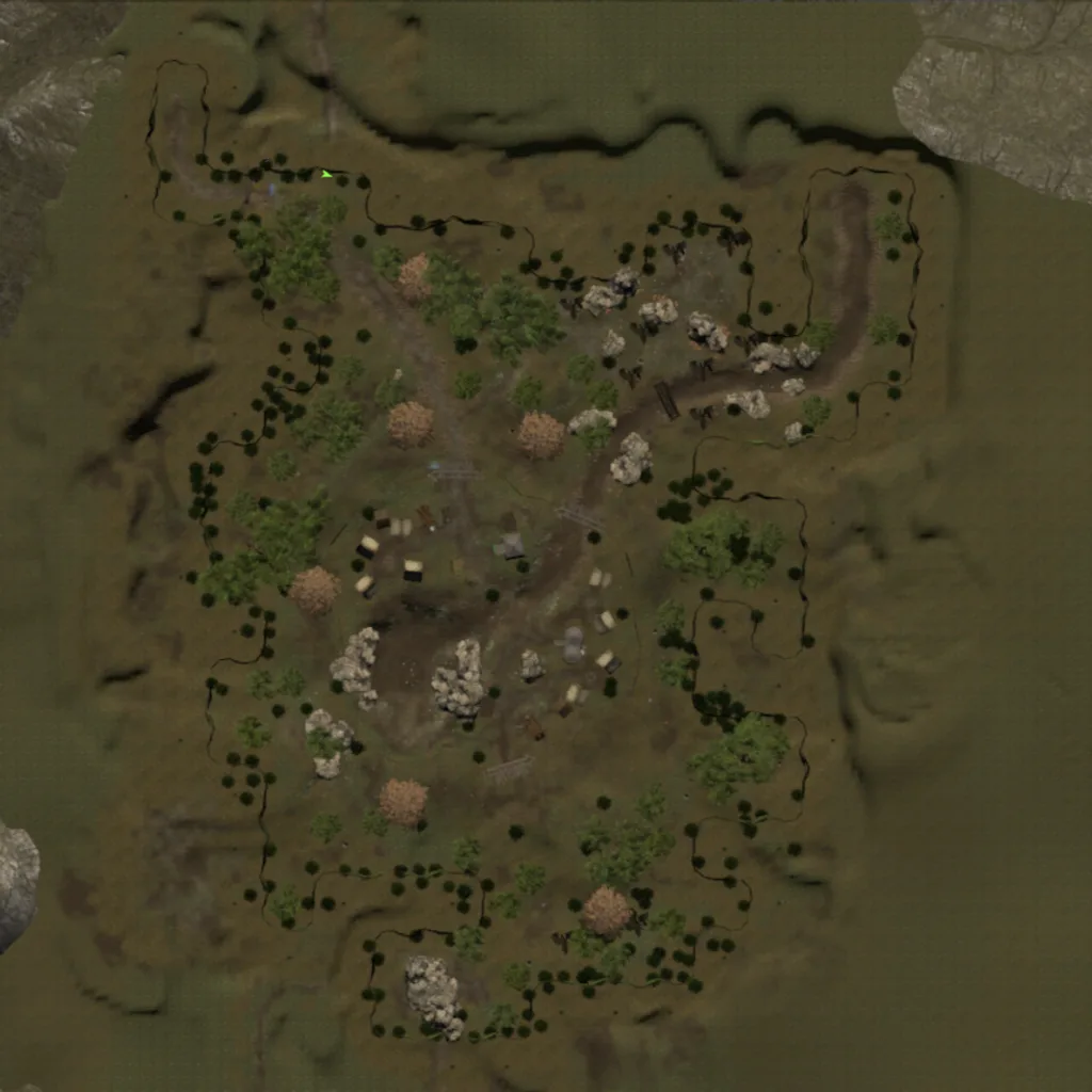 Map of Ferig's Battle Camp