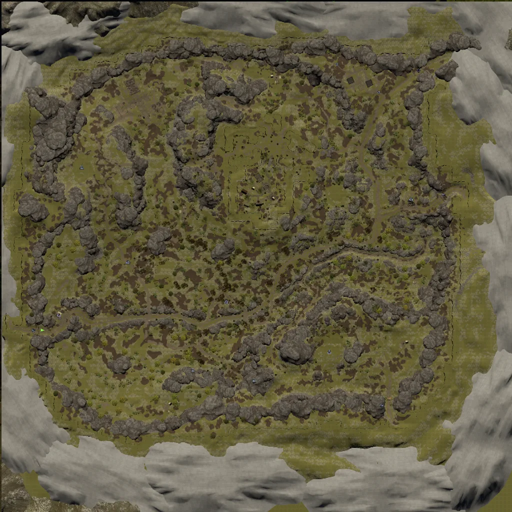 Map of Outlaws Run