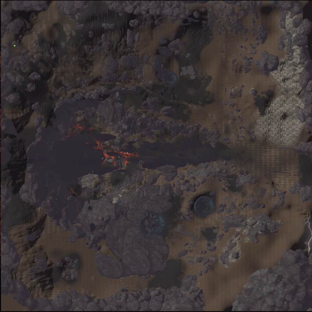 Map of Quel Shardfall
